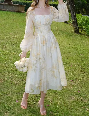 Rochie medie SHEIN, galben Galben