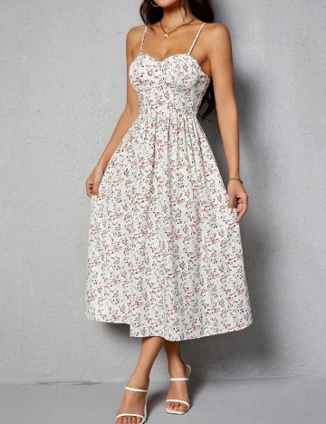 Rochie medie SHEIN, floral print