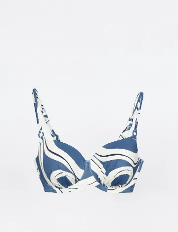 Sutien de baie Triumph, albastru
