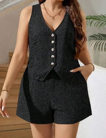 Compleu SHEIN CURVE, negru