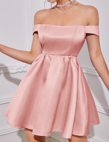 Rochie scurta SHEIN, roz