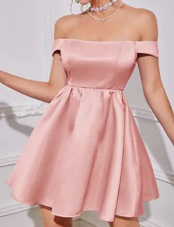 Rochie scurta SHEIN, roz