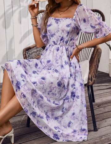 Rochie medie SHEIN, mov