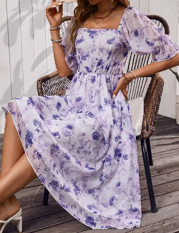 Rochie medie SHEIN, mov