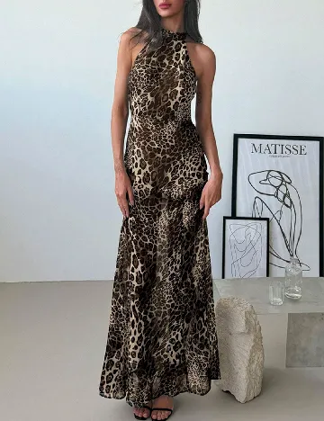 Rochie lunga SHEIN, animal print