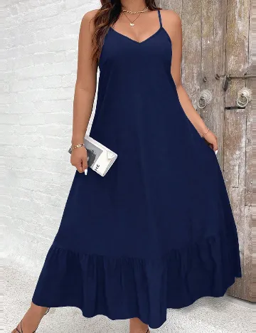 Rochie lunga SHEIN CURVE, albastru