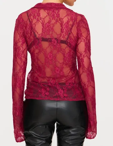 Camasa PRETTYLITTLETHING, magenta Roz