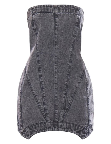 Rochie scurta PRETTYLITTLETHING, gri