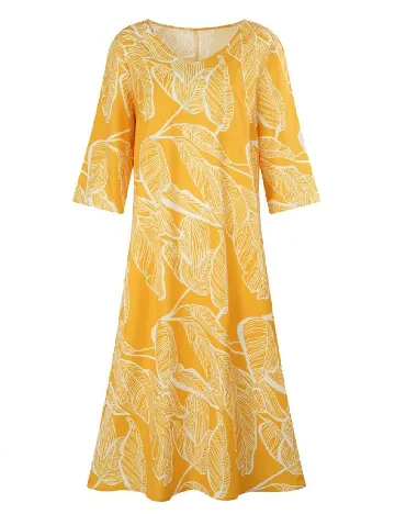 Rochie lunga SHEIN, galben