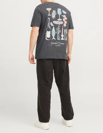 Tricou Jack&Jones Plus Size Men, gri Gri