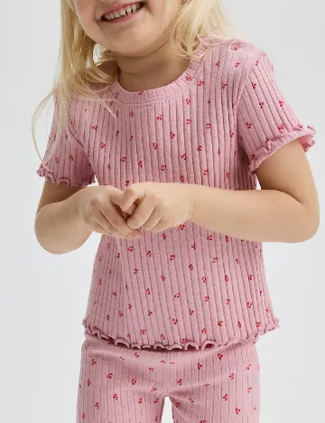 Tricou Reserved, roz Roz