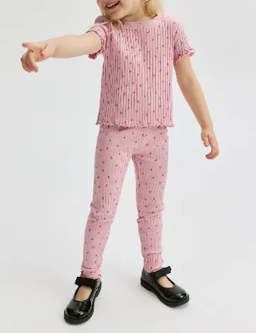 Tricou Reserved, roz Roz
