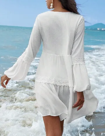 Rochie scurta SHEIN, alb