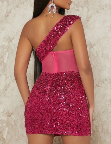Rochie scurta SHEIN, roz