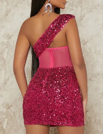 Rochie scurta SHEIN, roz