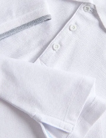 Tricou Reserved, alb Alb
