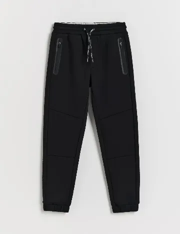 Pantaloni Reserved, negru Negru