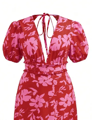 Rochie lunga SHEIN CURVE, rosu Rosu