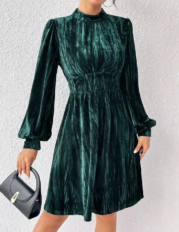 Rochie scurta SHEIN, verde Verde