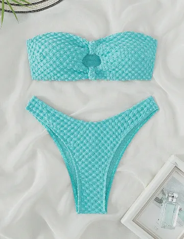 Costum de baie SHEIN, albastru Albastru