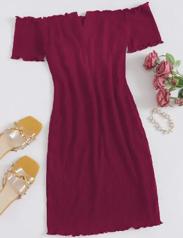 Rochie scurta SHEIN, roz Roz