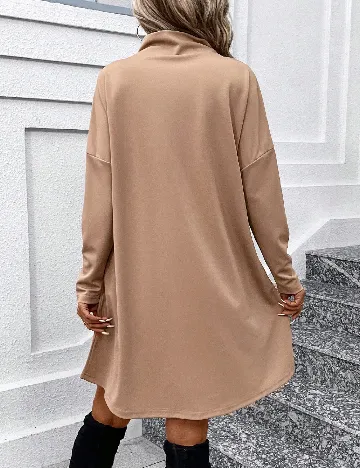 Rochie scurta SHEIN, maro Maro