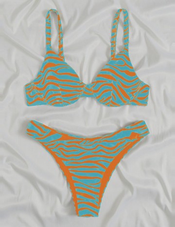 Costum de baie SHEIN, mix culori