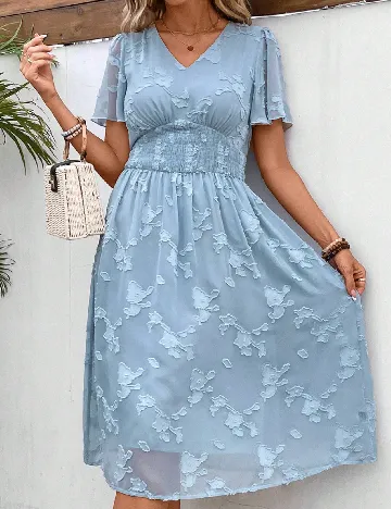 Rochie medie SHEIN, albastru Albastru