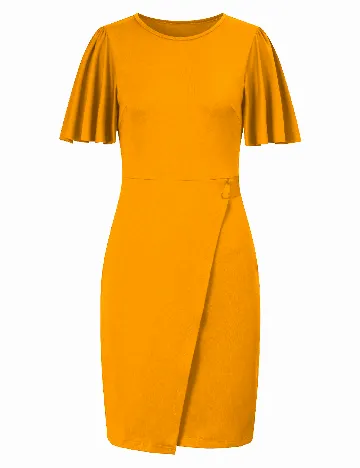 Rochie medie SHEIN, galben Galben