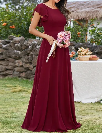 Rochie lunga SHEIN, rosu Rosu