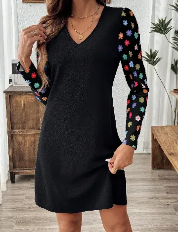Rochie scurta SHEIN, negru Negru