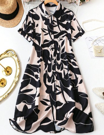 Rochie medie SHEIN CURVE, negru