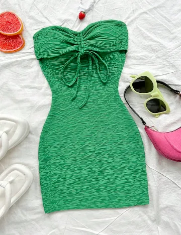 Rochie scurta SHEIN, verde Verde