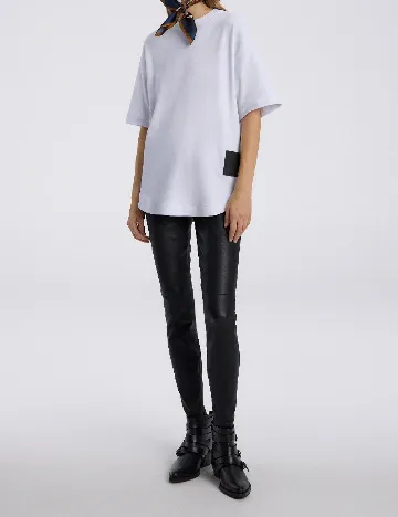 Tricou Reserved, alb Alb