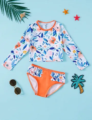Costum de baie Shein Kids, mix culori Mix culori