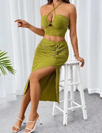Compleu SHEIN, verde Verde