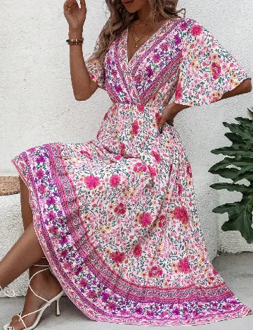 Rochie medie SHEIN, floral Floral print