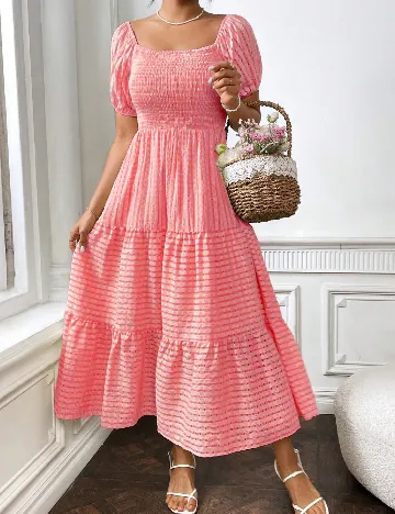 Rochie lunga SHEIN, rosu Rosu