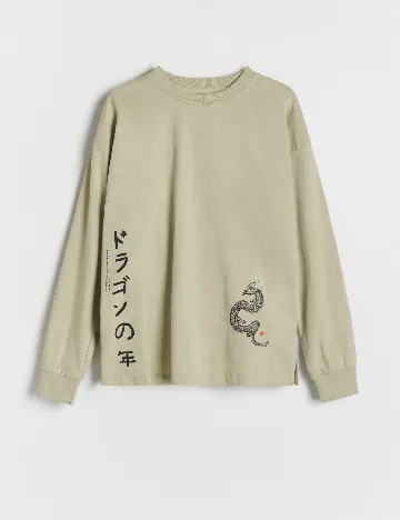 Bluza Reserved, verde Verde