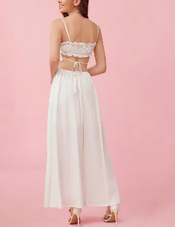 Rochie lunga SHEIN, alb Alb