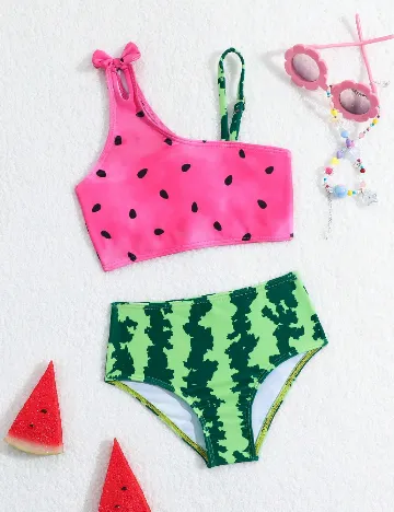Costum de baie Shein Kids, mix culori Mix culori