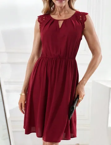 Rochie scurta Emery Rose, rosu Rosu