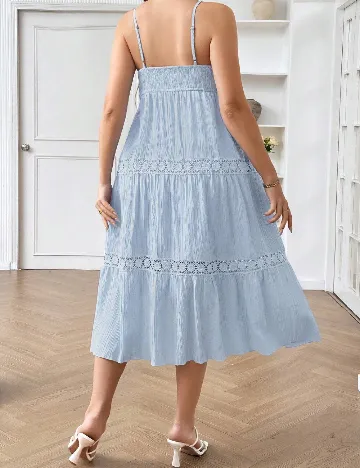 Rochie medie SHEIN CURVE, albastru Albastru