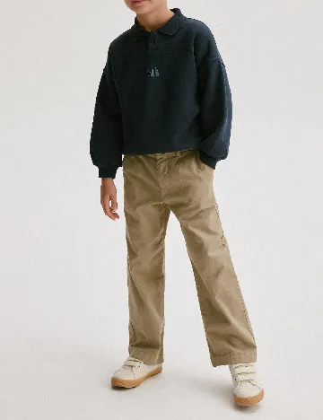 Pantaloni Reserved, bej Crem
