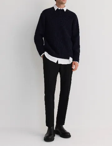 Pantaloni Reserved, negru Negru