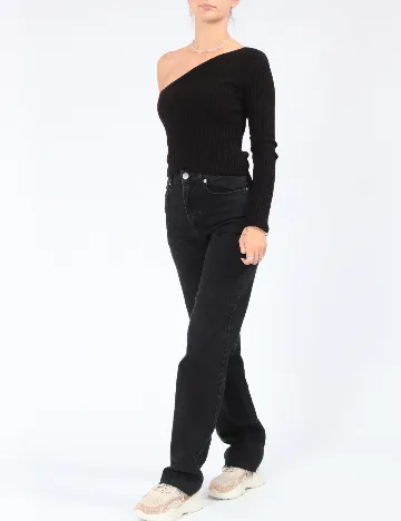 Top Miss Selfridge, negru Negru