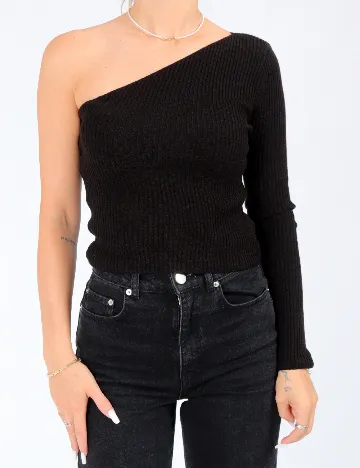 Top Miss Selfridge, negru Negru
