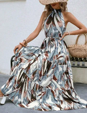 Rochie lunga SHEIN CURVE, mix culori Mix culori