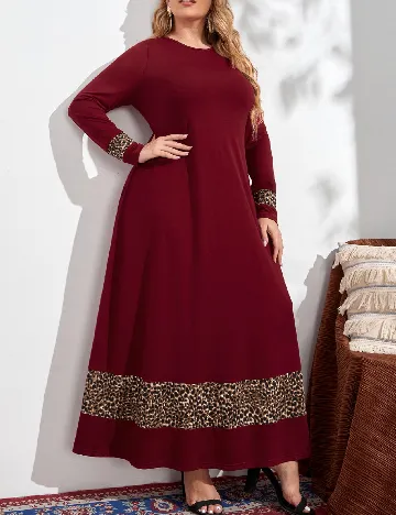 Rochie lunga SHEIN CURVE, rosu Rosu