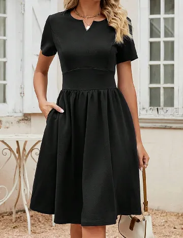 Rochie medie SHEIN, negru Negru